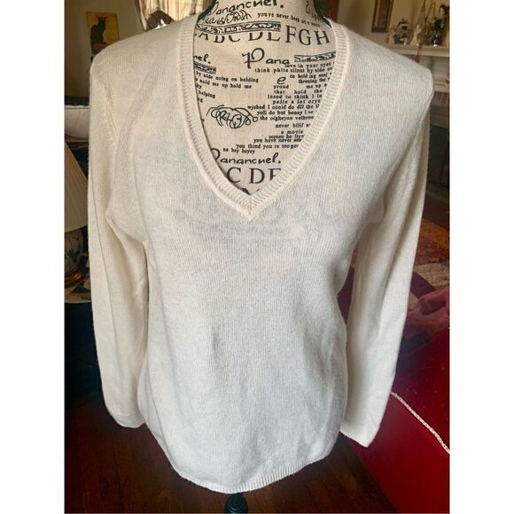 Charter Club Pure Cashmere Sweater - Picture 5 of 5